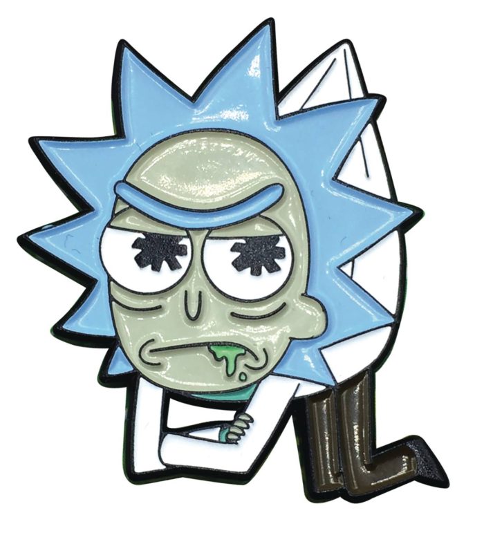 RICK AND MORTY HANGING RICK LAPEL PIN